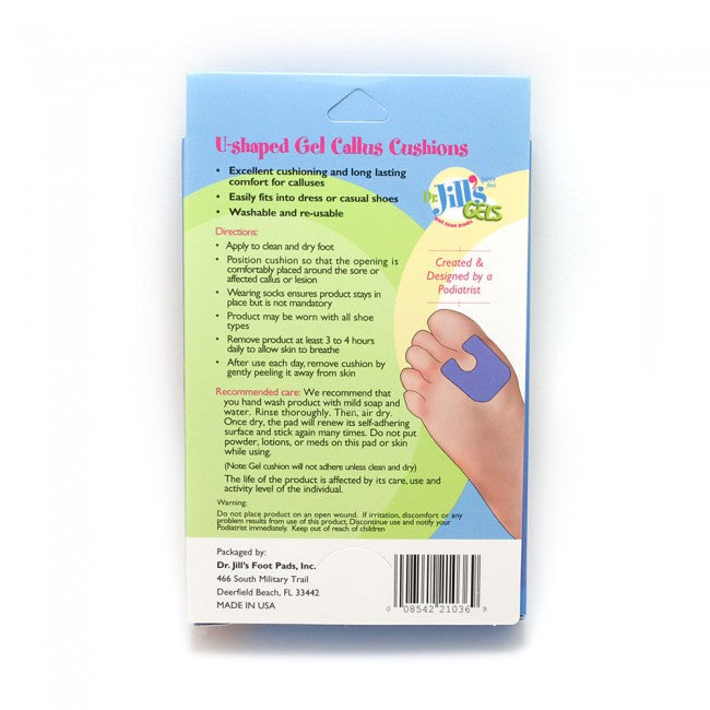 Callus U-Shape Pads - Gel