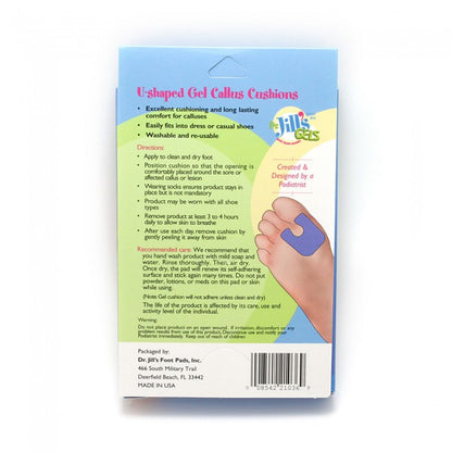 Callus U-Shape Pads - Gel